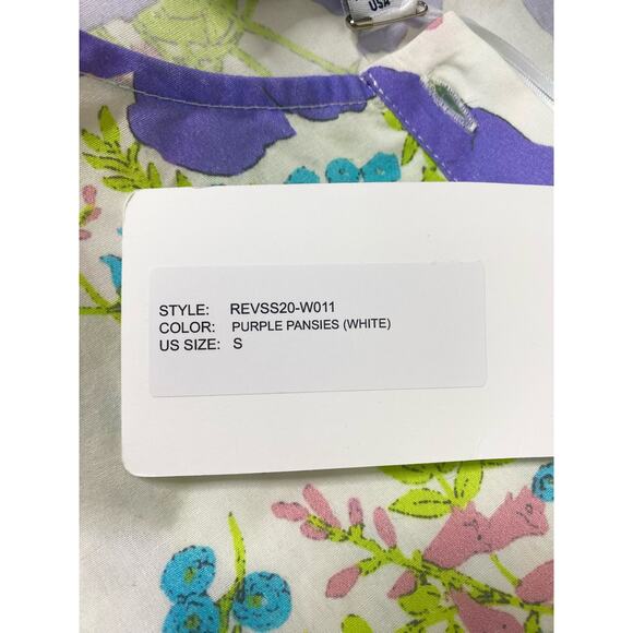 LES REVERIES Elizabeth Floral Puff Sleeve Blouse US SMALL NWT $295 - Picture 13 of 13